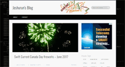Desktop Screenshot of blog.jeshurun.ca